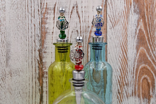 Video Game Potion Bottle Stoppers (Health, Stamina and Mana, Set of 3) fripparie